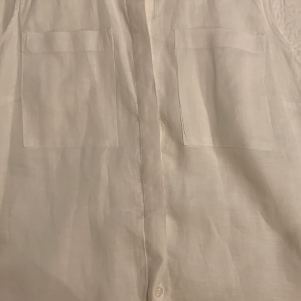 Chico’s 100% Linen Women’s Sleeveless Tunic - Picture 4 of 15